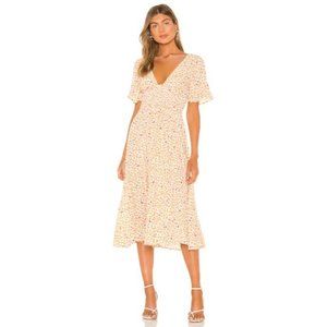 Free People In Full Bloom Dress Ivory-sz Small